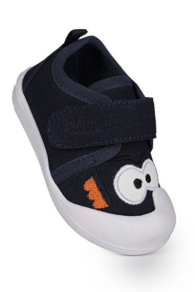 Kiko Kids Cookie Cırtlı Erkek Bebek İlk Adım Panduf Ayakkabı