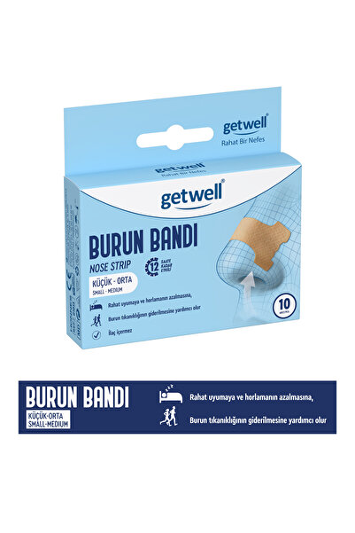 Getwell Burun Bandı Küçük & Orta Boy 10 adet