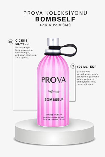 prova Bombself Meyveli-çiçeksi Kadın Parfüm 120 ml