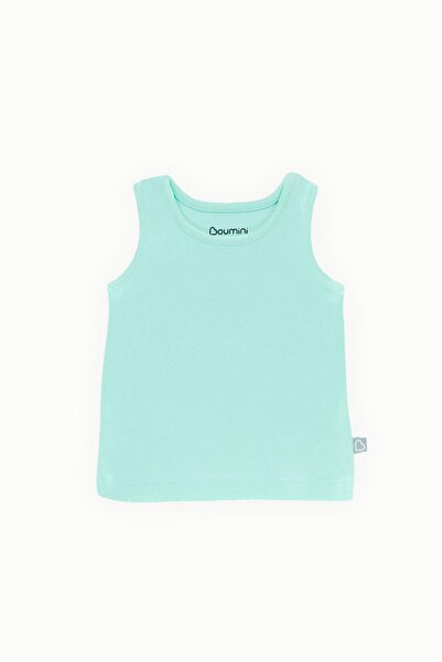 Boumini Baby Kids Strappy T-Shirt Patternless Mint