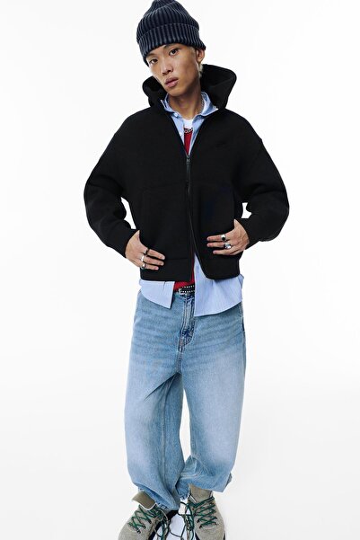 Pull & Bear STWD Kapüşonlu Fermuarlı Ceket