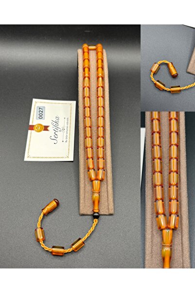 Kehribar ÖZEL ÇUBUK SIKMA TESBİH