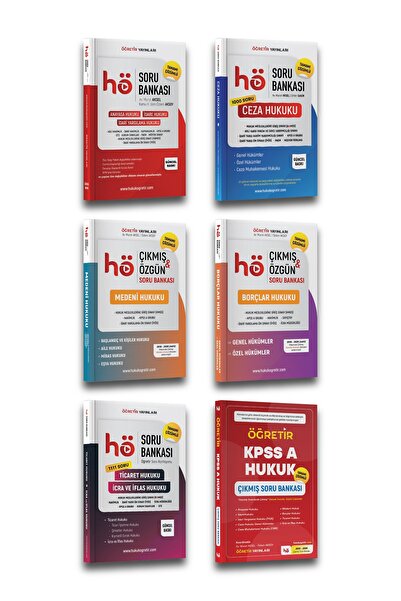 hukuk öğretir 2026 KPSS A GRUBU HUKUK SORU BANKASI SETİ