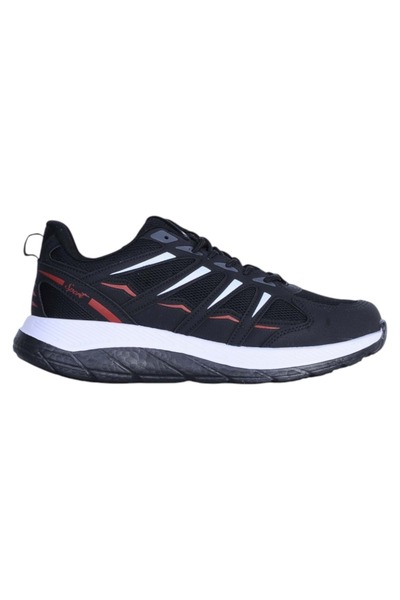moda ayakkabım Lutton 4207 Black-White Men's Sports Shoes