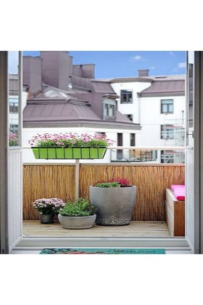 My Family Hasır Bambu Çit 60 cm x 5 Metre - Bahçe Balkon Gizleme Örtüsü + Bağlantı Klipsi Hediyeli