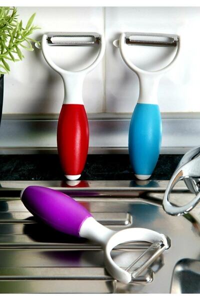 Kitchen Pembelia Silikon Saplı Tombul Çelik Lazer Kesim Soyacak