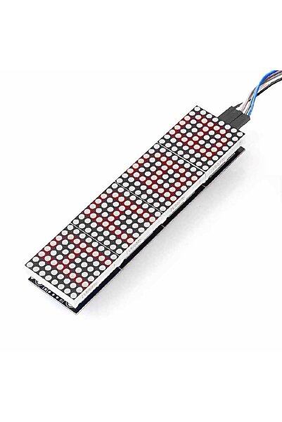 Robotistan 4'lü 8x8 Kırmızı Dot Matrix Board