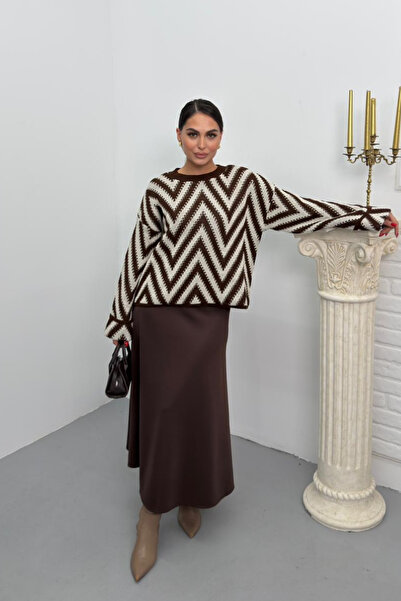 spirituel Fusta lungă pentru femei, cu talie elastică, din țesătură scuba, cu...