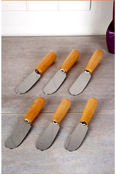Kitchen Pembelia Bambu Saplı 6 Adet Tereyağ &reçel Bıçağı
