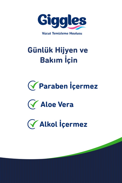 giggles Vücut Temizleme Havlusu 50'li 24 Paket 1200 Havlu