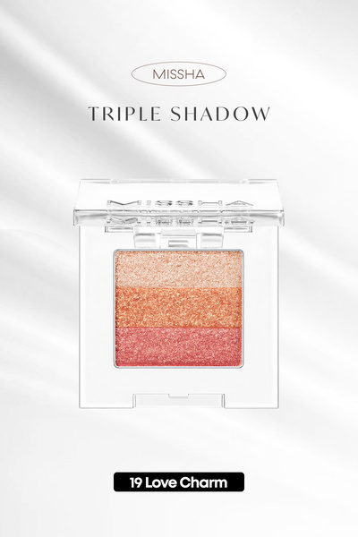 Missha Yumuşak Dokulu, Dökülme Yapmayan 3 Renkli Göz Farı Triple Shadow (19 L...