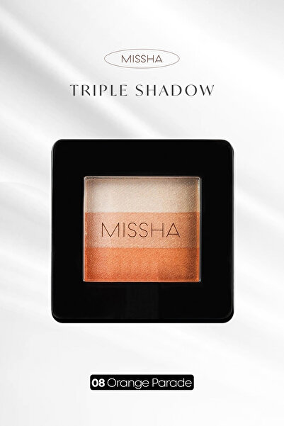 Missha Yumuşak Dokulu, Dökülme Yapmayan 3 Renkli Göz Farı Triple Shadow No.8 ...