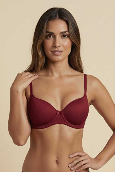 Infaith Sutien cu căptușeală, cu model, cu sârmă, elegant, pentru zi cu zi, p...