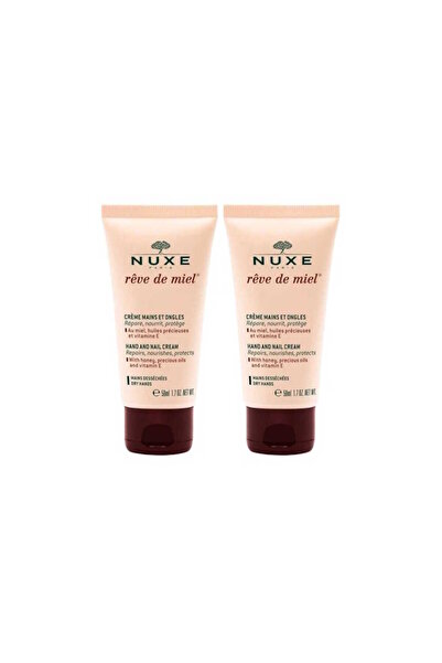 Nuxe Reve de Miel Creme Mains et Ongles El ve Tırnak Bakım Kremi 2x50ml İkili...