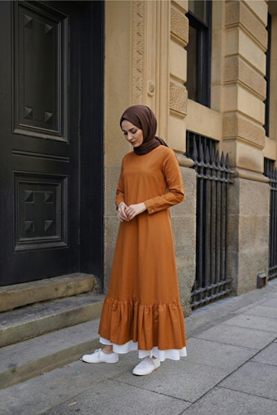 PASTELASTORE Senf Zeyn haljina sa volanima