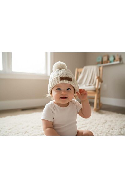 RYZE ÇOCUK TRICO ARTIZANAL PĂLĂRIE BEBE BERETĂ Ecru