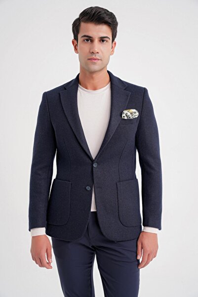 Efor C 717 CEKET Regular Fit LACİVERT