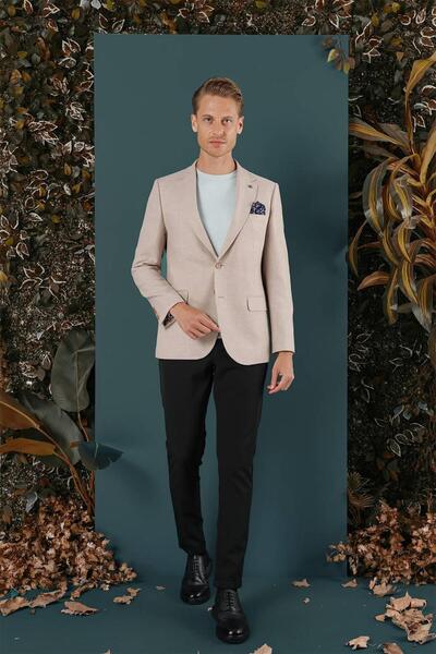 Efor C 656 Slim Fit Bej Spor Ceket