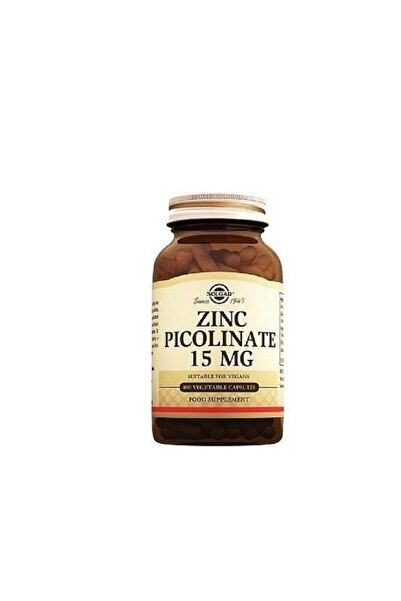 Solgar Zinc Picolinate 15mg 100 Kapsül