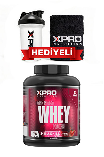 Xpro Nutrition Xpro Concentrate Whey Protein Tozu 2016gr Çilek Aromalı