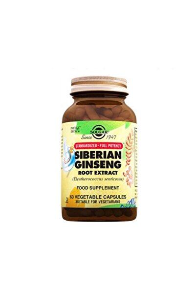 Solgar Extract de rădăcină de ginseng siberian 60 capsule