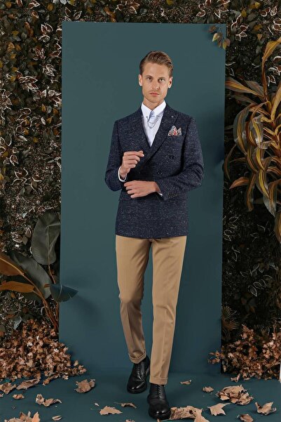 Efor C 654 Slim Fit Lacivert Spor Ceket