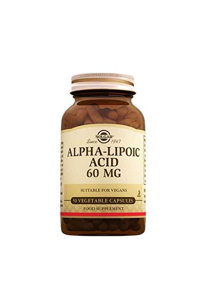 Solgar Alpha Lipoic Acid 60mg 30 Kapsül