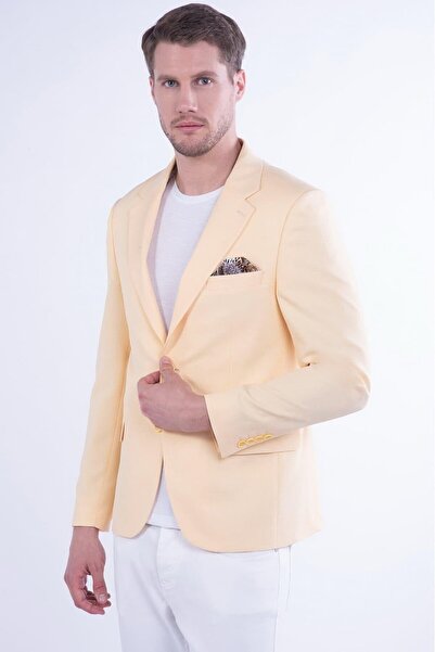 Efor C 591 Sarı Klasik Ceket