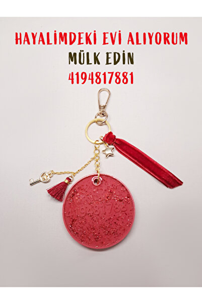 Vegart سلسلة مفاتيح إيف ألديران، مع حلية، مع رقم تسلسلي