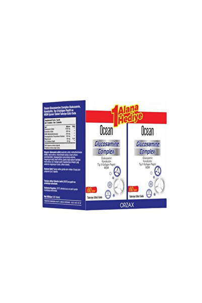 Ocean Glucosamine Complex 1 Alana 1 Hediye Takviye Edici Gıda 60+60 Tablet