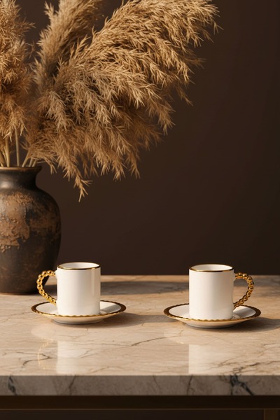 ACAR Set cești de cafea Elvira pentru 2 persoane - 90 ml