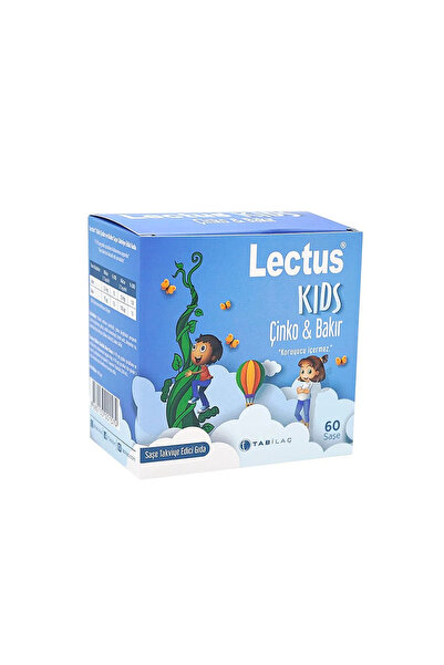 lectus Tabilaç Kids Çinko & Bakır 60 Saşe Takviye Edici Gıda
