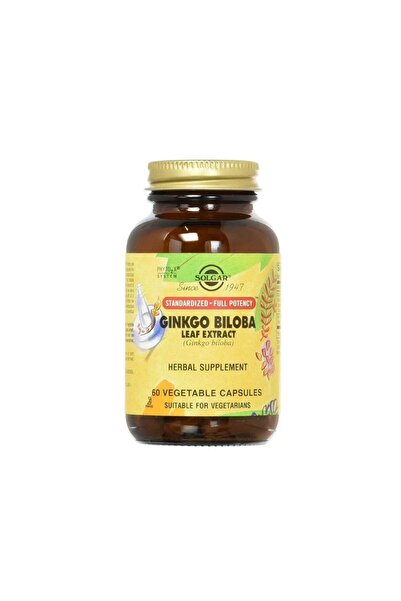 Solgar Ginkgo Biloba Leaf Extract 60 Kapsül
