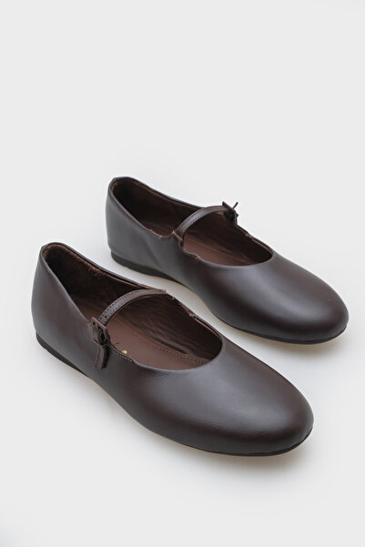 Capone Outfitters Balerini din piele naturală Sheri pentru femei