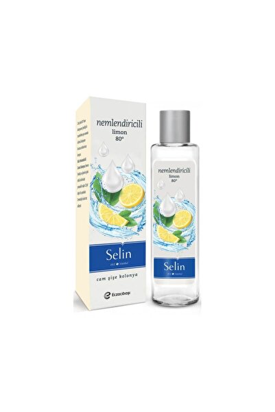 Selin Cam Şişe Nemlendiricili Limon Kolonyası 180ml