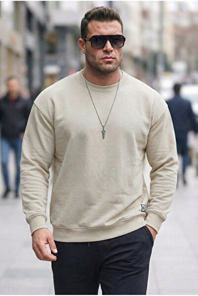 Buratti Regular Fit Crew Neck Cotton Lining Soft Raised Sweat Men's SWEAT 590...