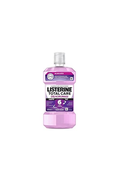Listerine Total Care Diş Koruması Ağız Bakım Ürünü 500ml Hafif Nane