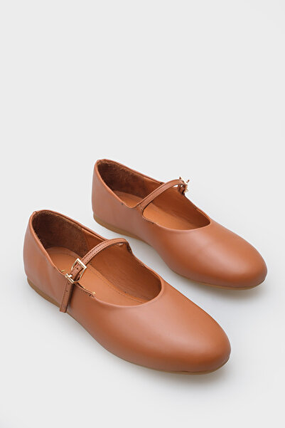 Capone Outfitters Balerini din piele naturală Sheri pentru femei