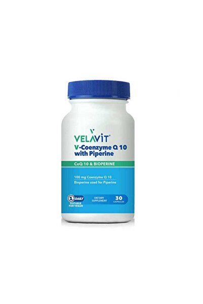 Velavit V-Coenzyme Q 10 With Piperine 30 Kapsül
