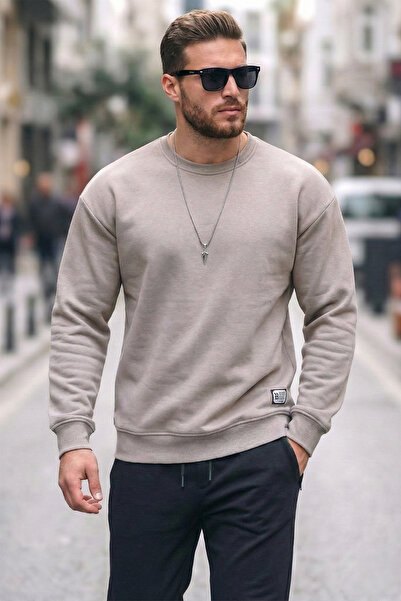 Buratti Regular Fit Crew Neck Cotton Lining Soft Raised Sweat Men's SWEAT 590...