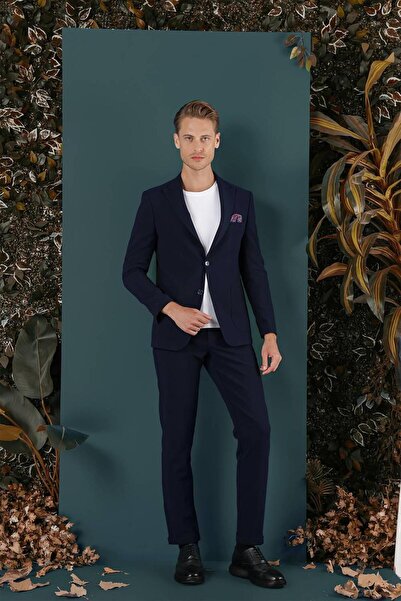 Efor C 659 Slim Fit Lacivert Spor Ceket