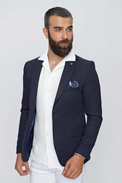 Efor C 620 Slim Fit Lacivert Spor Ceket