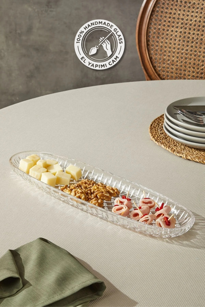 Glamis Selen Concept Cage Model Handmade Glass Boat Plate