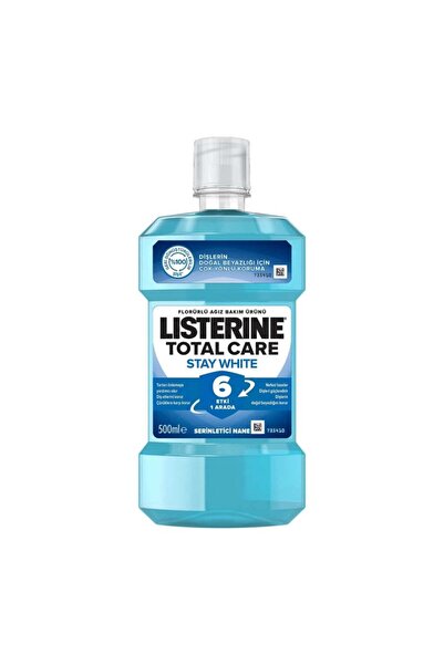 Listerine Total Care Stay White 500ml Serinletici Nane