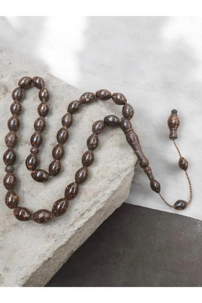 İnan Tesbih سبحة عطرية من خشب السكران المقطوع على شكل حبة الأرز