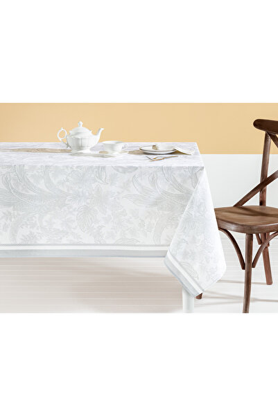 Madame Coco Față de masă Bernice din polycotton - Gri - 160x200 cm