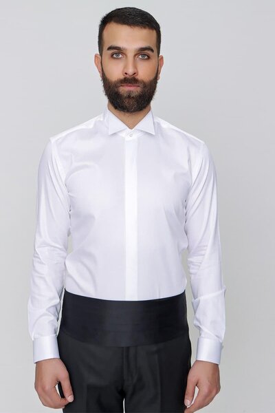 Efor GK 640 Beyaz Klasik Gömlek