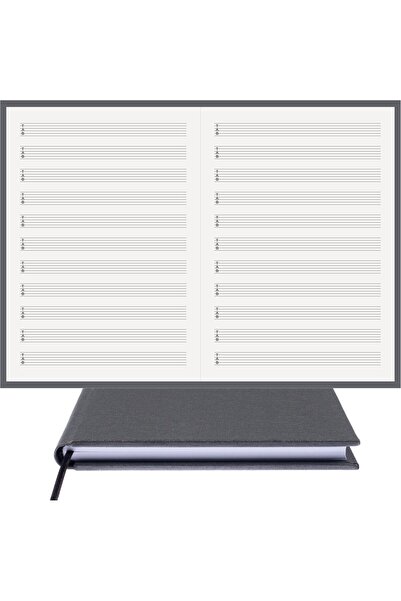 BİDEFTER Guitar Notepad (WITH TAB KEY) 100% Handmade, Hand Stitched (THREAD S...