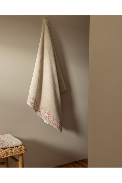 Madame Coco Μπεζ βαμβακερά κίτρινα - Caresse 100% πετσέτα μπάνιου