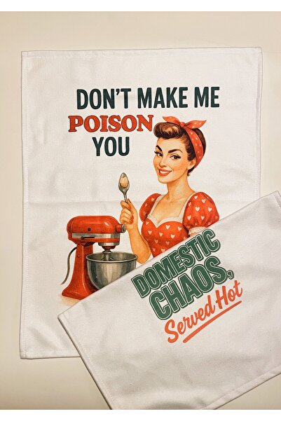 Typoniq Lola Cotton 2-Piece Kitchen Towel Set (40X50 cm)